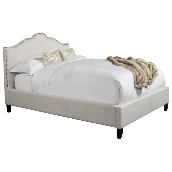 Parker Living Jamie Queen Upholstered Bed with Nailhead Trim Darvin